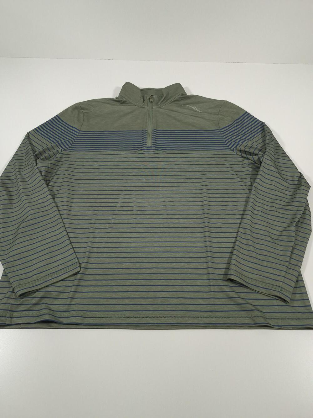 Vineyard Vines Performance Pullover Mens XL Green 1/4 Zip Long Sleeve Golf